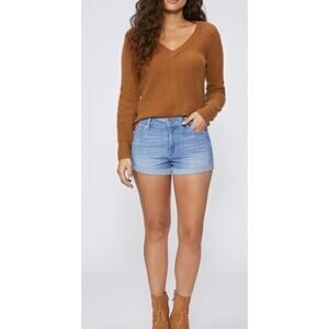 Paige Jimmy Jimmy Denim Short Shorts 28w